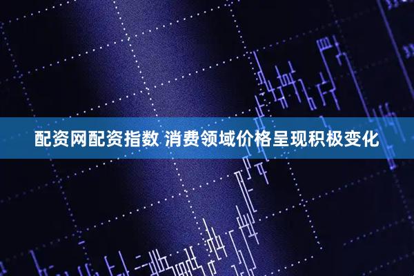 配资网配资指数 消费领域价格呈现积极变化
